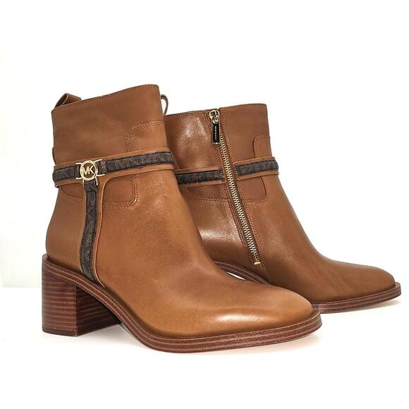 Michael Kors Mindy Leather Ankle Boot 10M - Picture 1 of 5